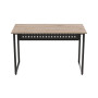 Компьютерный стол Ferrum-decor Майк 75x100x70 черный ДСП Дуб Сан-Марино 32мм (FRD-103885)