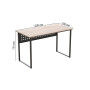 Компьютерный стол Ferrum-decor Майк 75x120x70 черный ДСП Дуб Сан-Марино 32мм (FRD-103895)