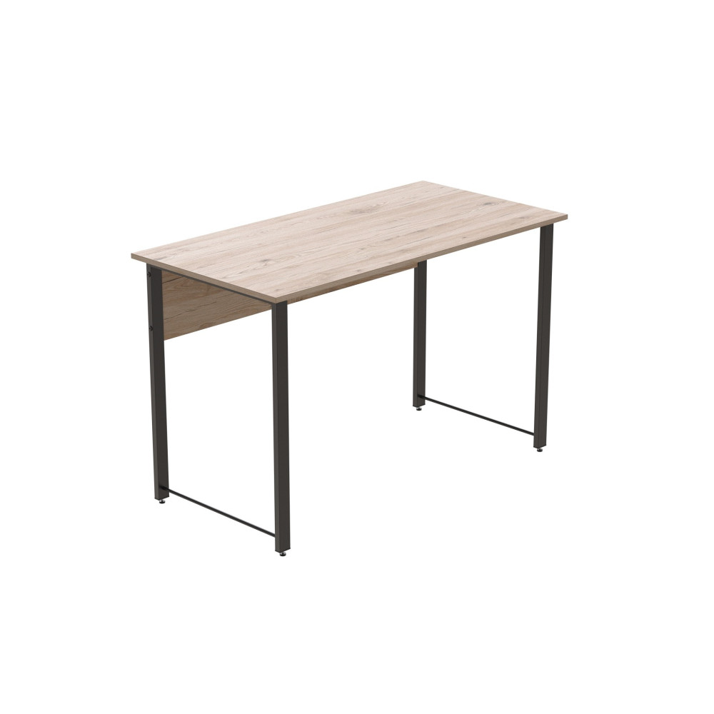 Компьютерный стол Ferrum-decor Курт 75x140x60 черный ДСП Дуб Сан-Марино 32мм (FRD-103925)