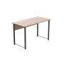 Компьютерный стол Ferrum-decor Курт 75x140x60 черный ДСП Дуб Сан-Марино 32мм (FRD-103925)