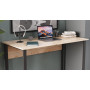 Компьютерный стол Ferrum-decor Курт 75x140x60 черный ДСП Дуб Сан-Марино 32мм (FRD-103925)
