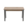 Компьютерный стол Ferrum-decor Курт 75x140x70 черный ДСП Дуб Сан-Марино 16мм (FRD-103945)