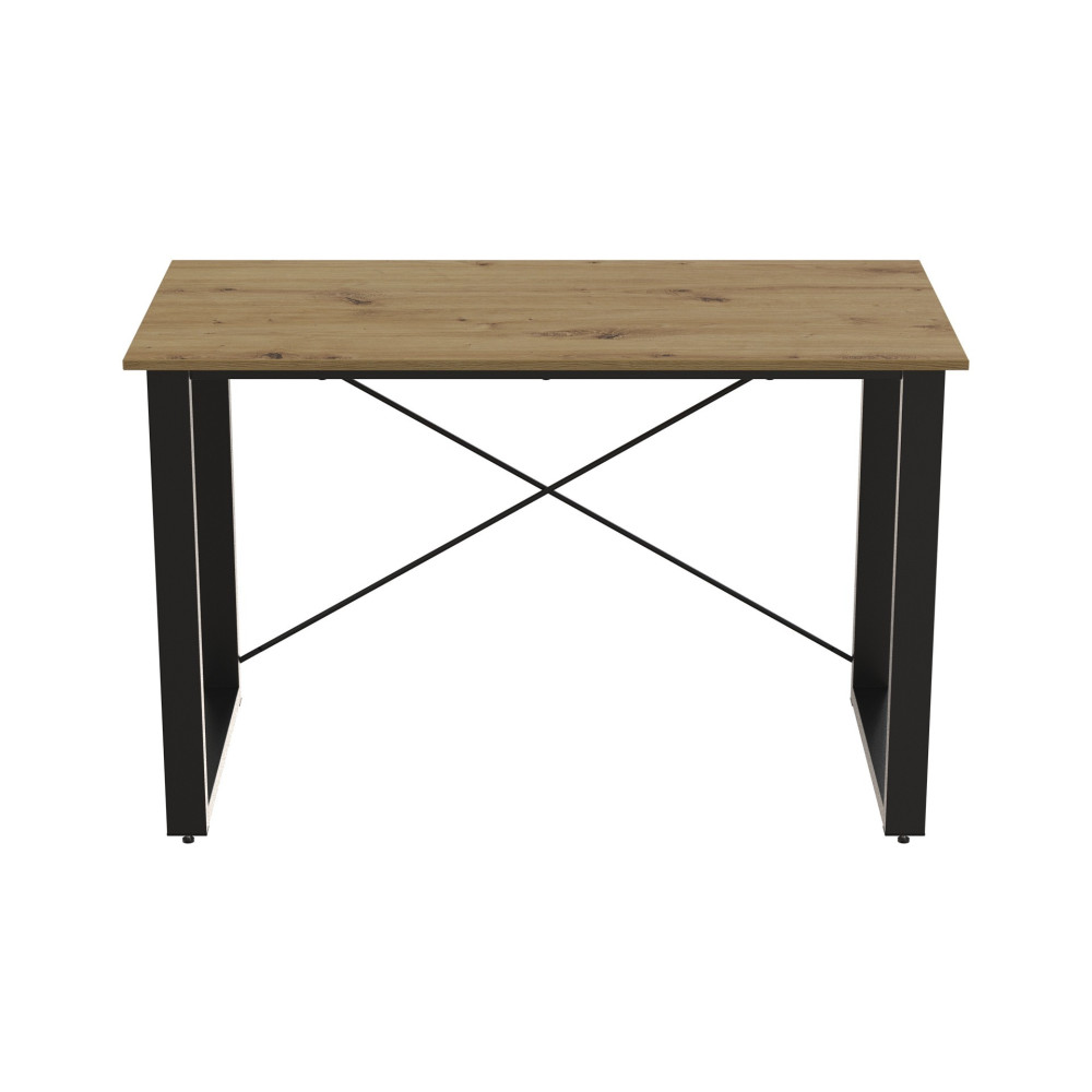 Письменный стол Ferrum-decor Драйв 750x1000x700 Черный металл ДСП Дуб Артизан 16 мм (FRD-103155)