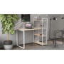 Письменный стол Ferrum-decor Серии Конект c этажеркой 75x120x60 белый ДСП Дуб Сан-Марино 16мм (FRD-104226)