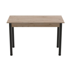 Стол кухонный Ferrum-decor Бенита 75x120x70 Черный ДСП Сан-Марино 16мм (FRD-105646)