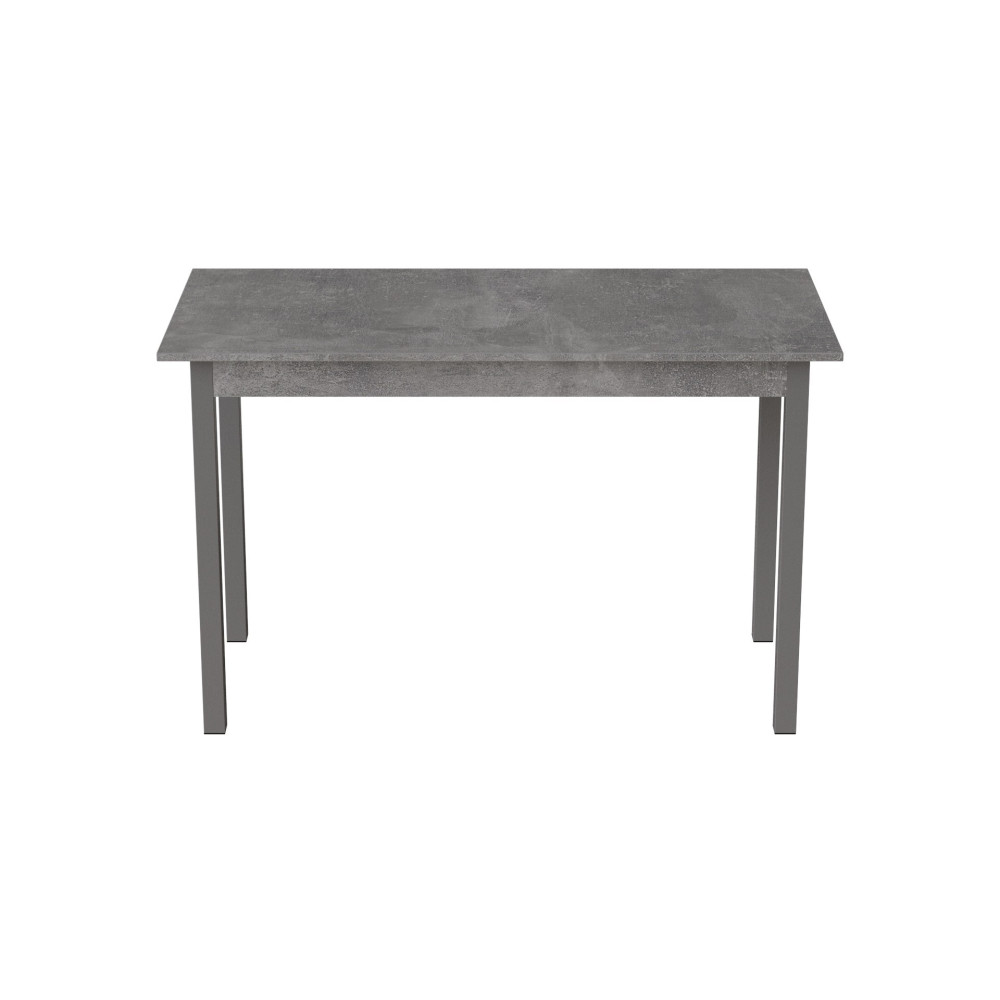 Стіл кухонний Ferrum-decor Маріо 75x120x70 Сірий ДСП Бетон 16мм (FRD-105586)