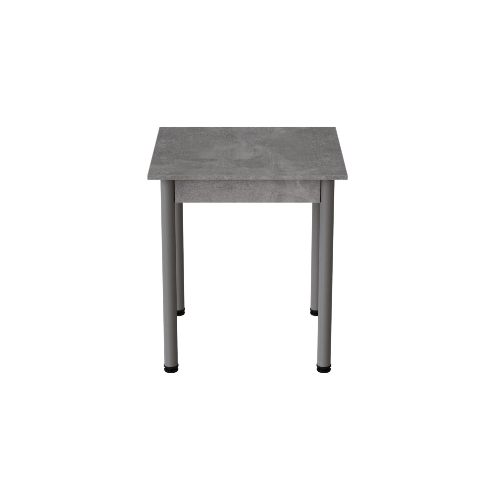 Стол кухонный Ferrum-decor Агата 75x70x70 Серый ДСП Бетон 16мм (FRD-105556)