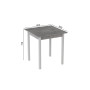 Стол кухонный Ferrum-decor Диего 75x80x80 Белый ДСП Бетон 16мм (FRD-105576)