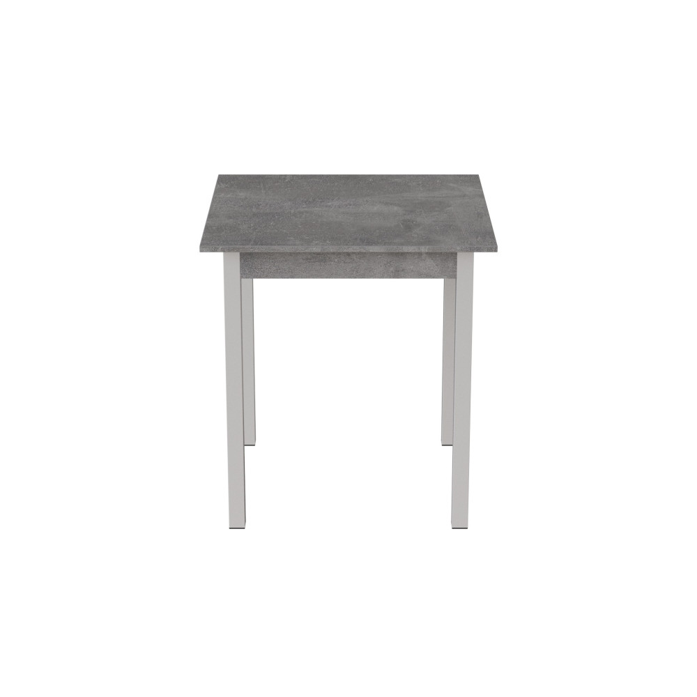 Стол кухонный Ferrum-decor Диего 75x80x80 Белый ДСП Бетон 16мм (FRD-105576)