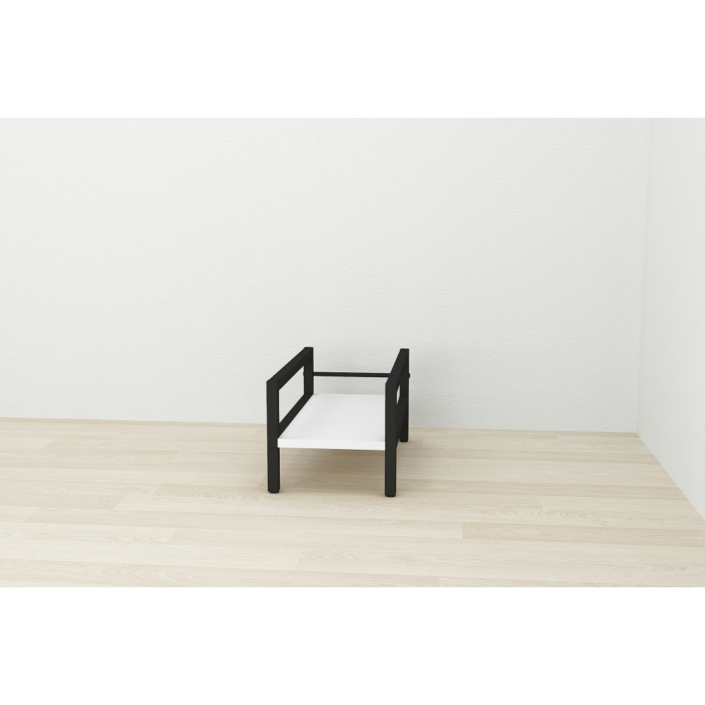 Подставка для системного блока Ferrum-decor Ники 21x24x45 Черный ДСП Белое 16мм (FRD-105286)