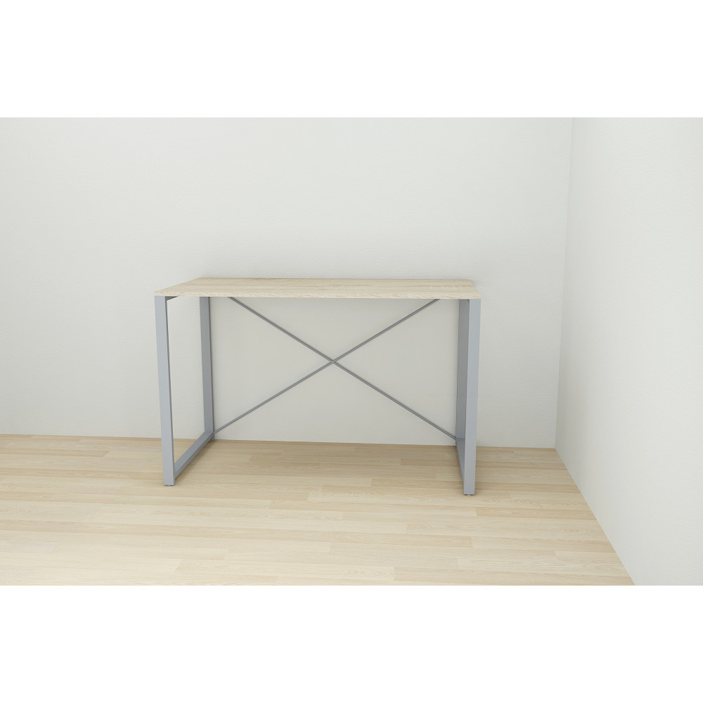 Письменный стол Ferrum-decor Серии Конект 75x120x600 серый ДСП Дуб Сонома 16мм (FRD-104216)