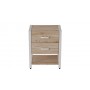 Тумба универсальная Ferrum-decor Вивьен 2/1 50x41x40 белый ДСП Дуб Сан-Марино 16мм (FRD-104177)