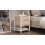 Тумба универсальная Ferrum-decor Вивьен 2/1 50x41x40 белый ДСП Дуб Сан-Марино 16мм (FRD-104177)