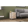Тумба универсальная Ferrum-decor Вивьен 3 50x41x40 серый ДСП Дуб Сан-Марино 16мм (FRD-104197)
