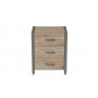 Тумба универсальная Ferrum-decor Вивьен 3 50x41x40 серый ДСП Дуб Сан-Марино 16мм (FRD-104197)