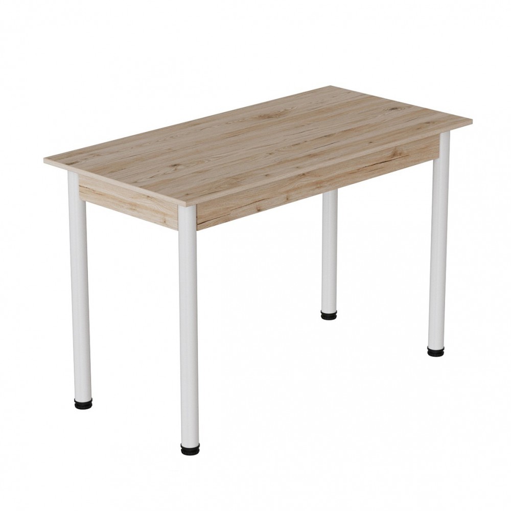 Стол кухонный Ferrum-decor Бенита 75x120x80 Белый ДСП Сан-Марино 16мм (FRD-105647)