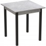 Стол кухонный Ferrum-decor Агата 75x70x70 Черный ДСП Бетон 16мм (FRD-105557)