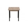 Стол кухонный Ferrum-decor Агата 75x80x80 Черный ДСП Сан-Марино 16мм (FRD-105637)