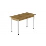 Стол кухонный Ferrum-decor Бенита 75x120x60 Белый ДСП Дуб Артизан 16мм (FRD-105687)