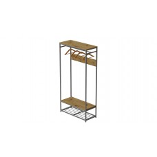 Вешалка напольная модульная Ferrum-decor Трелис 14 180x90x38 серый ДСП Дуб Артизан 16мм (FRD-104357)