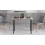 Стол универсальный Knap Ferrum-decor 750x1200x600 Черный металл ДСП Дуб Сан-Марино 16 мм (FRD-106347)