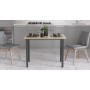 Стіл універсальний Knap Ferrum-decor 750x1400x600 Чорний метал ДСП Дуб Сонома 16 мм (FRD-106357)
