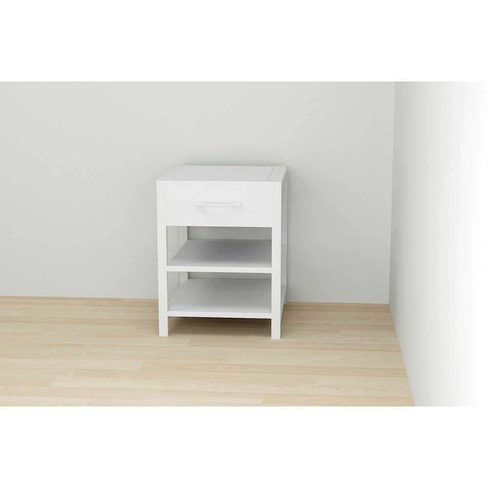 Тумба универсальная Ferrum-decor Вивьен 1/2 50x41x40 белый ДСП Белое 16мм (FRD-104127)