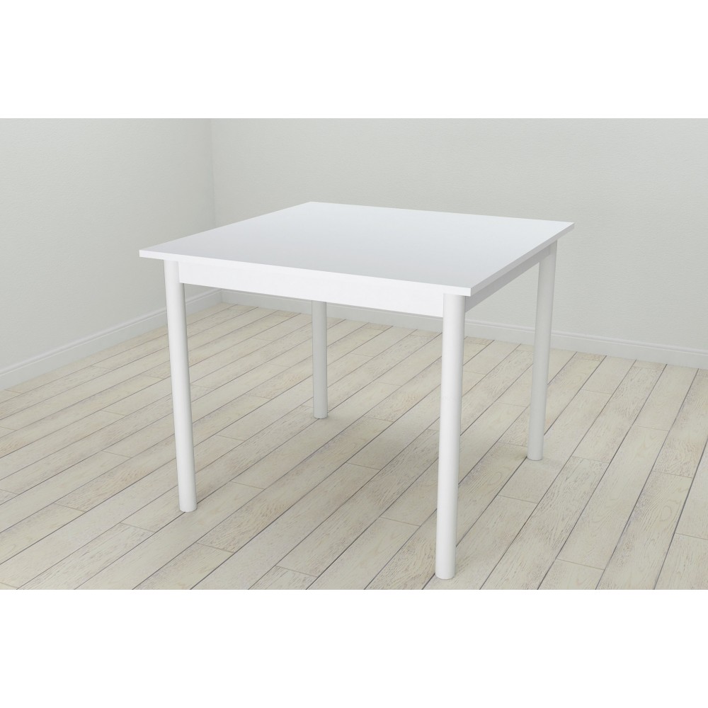 Стол кухонный Ferrum-decor Агата 75x80x80 Белый ДСП Белое 16мм (FRD-106248)