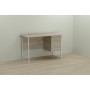 Письменный стол Ferrum-decor Гарри 75x140x70 белый ДСП Дуб Сонома 16мм (FRD-101012)