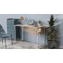 Компьютерный стол Ferrum-decor Дакота 75x140x60 серый ДСП Сан-Марино 16мм (FRD-102323)