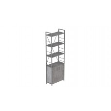 Етажерка 4/60 Ferrum-decor Серії Конект із тумбою 179x60x28 Сірий ДСП Бетон (FRD-102483)