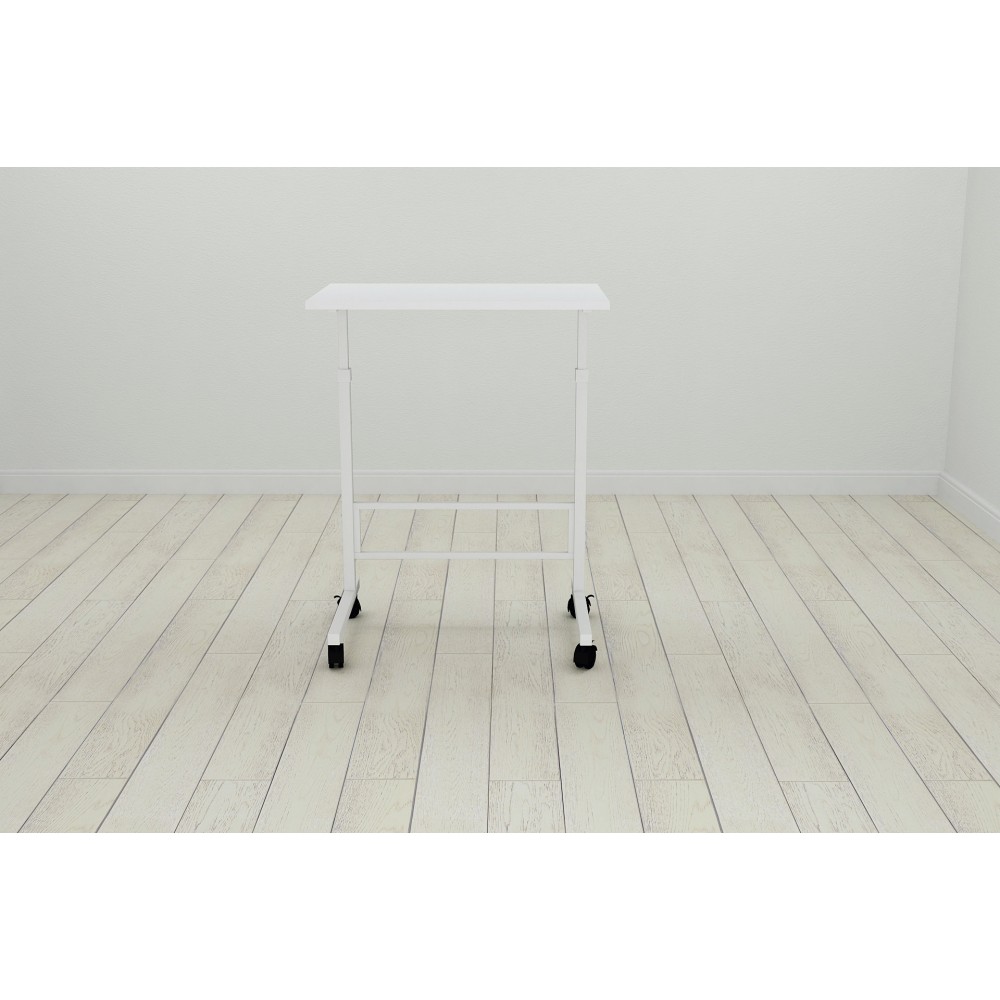 Стол приставной Ferrum-decor Амиго 62x60x40 металл Белый ДСП Белое 16мм (FRD-102533)