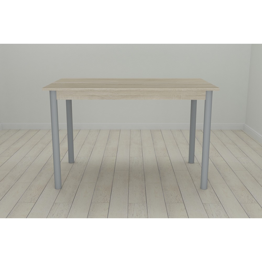 Стол кухонный Ferrum-decor Бенита 75x120x60 Серый ДСП Сонома 16мм (FRD-106270)