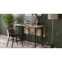 Стол-книжка трансформер Орион 3 Ferrum-decor 750x1150x880 Черный металл ДСП Дуб Сан-Марино 16 мм (FRD-105082)
