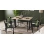 Стол-книжка трансформер Орион 3 Ferrum-decor 750x1150x880 Черный металл ДСП Дуб Сан-Марино 16 мм (FRD-105082)