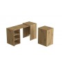 Стол-тумба трансформер Смарт 1/1 Ferrum-decor 750x1450x500 ДСП Дуб Артизан 16 мм (FRD-105072)