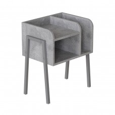 Тумба модульна Ferrum-decor Амелі 540x450x320 метал Сірий ДСП Бетон 16 мм (FRD-103023)