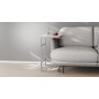Столик приставний Террі Ferrum-decor 650x440x330 Сірий метал ДСП Дуб Сан-Марино 16 мм (FRD-104663)