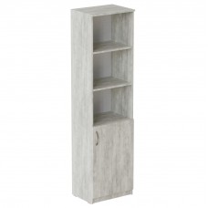 Пенал Анжело Ferrum-decor на 4 полиці з 1 дверима 1900x500x380 ДСП Бетон 16 мм (FRD-104953)