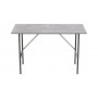 Стол письменный LINE Тайм Ferrum-decor 750x1200x500 Черный металл ДСП Бетон 16 мм (FRD-104884)