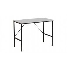 Стіл письмовий Line Тайм Ferrum-decor 750x1000x500 Чорний метал ДСП Біле 16 мм (FRD-104864)