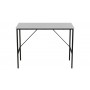 Стол письменный Line Тайм Ferrum-decor 750x1000x500 Черный металл ДСП Белое 16 мм (FRD-104864)