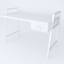 Письменный стол Ferrum-decor Комфорт 750x1000x600 Белый металл ДСП Белое 32 мм (FRD-103436)