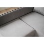 Угловой диван ортопедический iSmart MORRO еврокнижка 198x140 см (матрас Pocket spring) серый Laura 33 (ISM-051327)