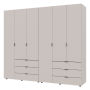 Комплект шаф для одягу Doros Гелар (2 шт.) 232,4х49,5х203,4 см Кашемір (DRS-011241)