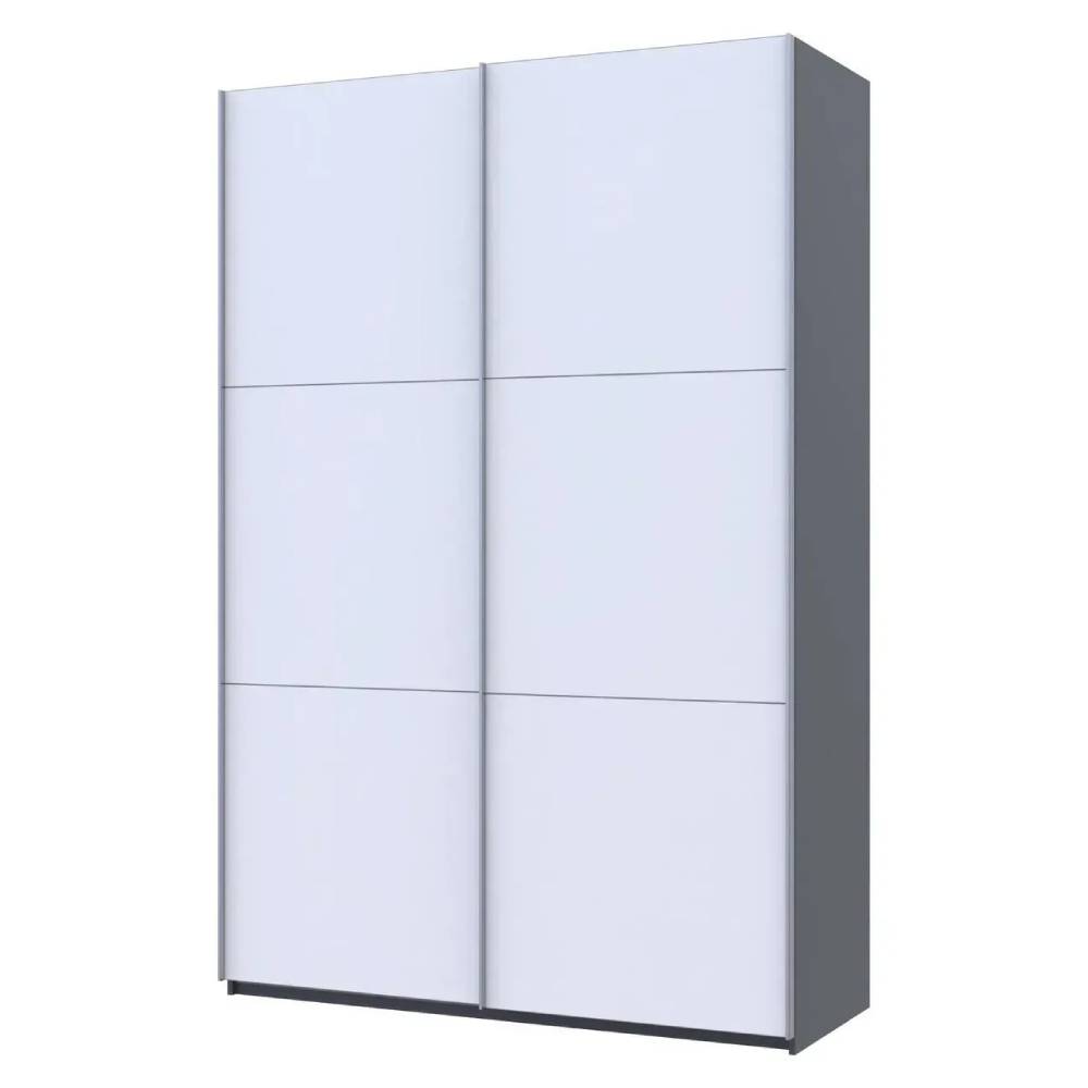 Шафа купе Doros G-Caiser Антрацит/Білий 2 ДСП / 3 частини 160х60х240 (42005410) (DRS-012243)