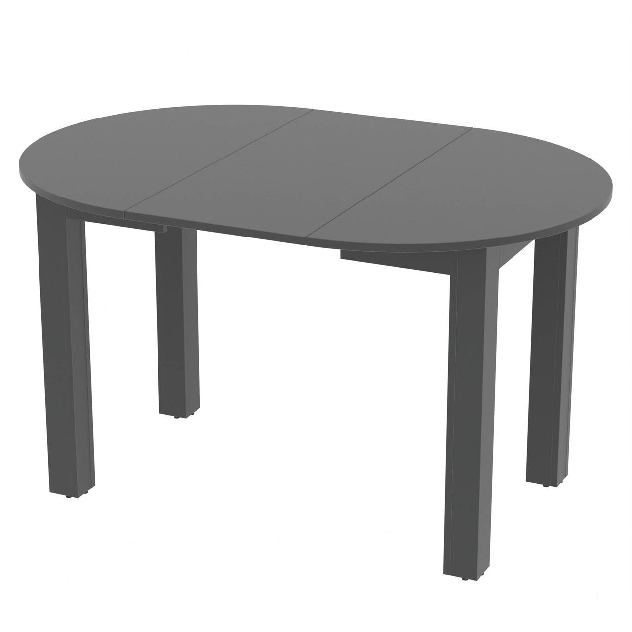 Розсувний стіл Неман ГАРРІ Антрацит (NEM-121043)