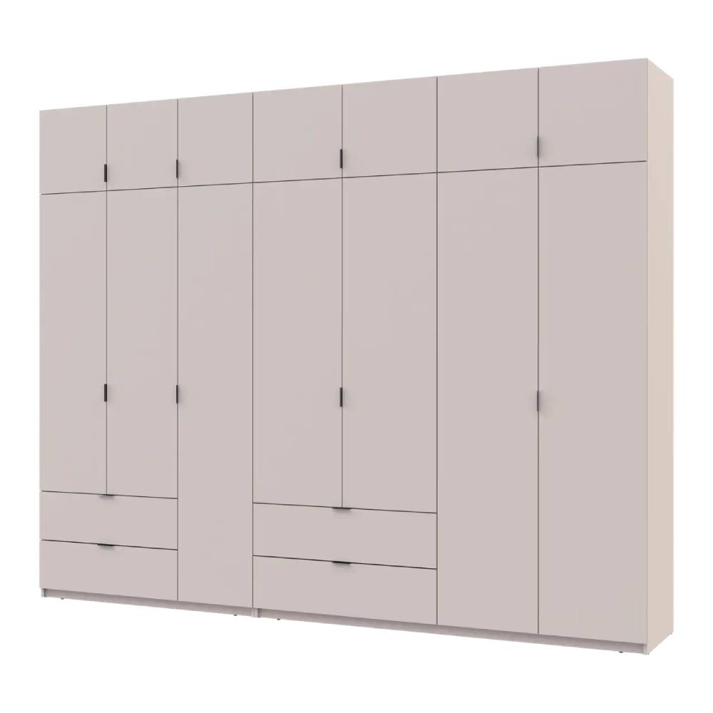 Шафа для одягу Doros Лукас Кашемір 3+4 ДСП 300х50х240 DRS-011718 (42005132)