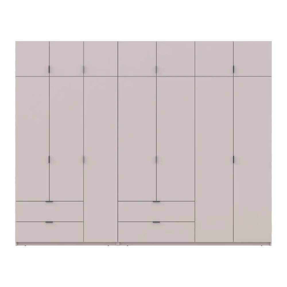 Шафа для одягу Doros Лукас Кашемір 3+4 ДСП 300х50х240 DRS-011718 (42005132)