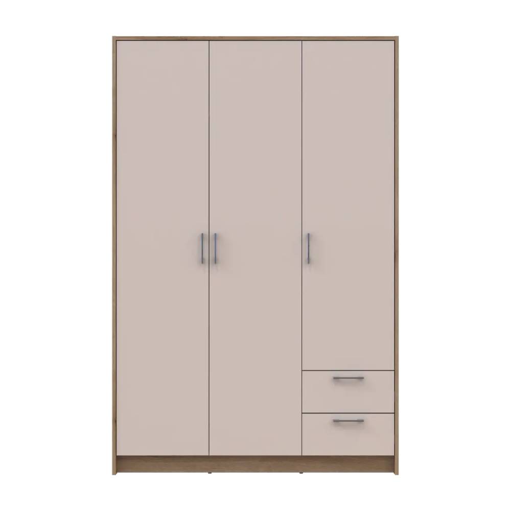 Шафа для одягу Doros Ронді Дуб Артизан/Кашемір 3ДСП 121х52х195 DRS-011661 (80737815)